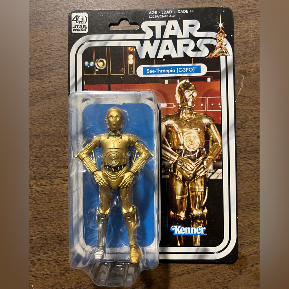 Star Wars Black Series C-3PO A New Hope 40th Anniversary